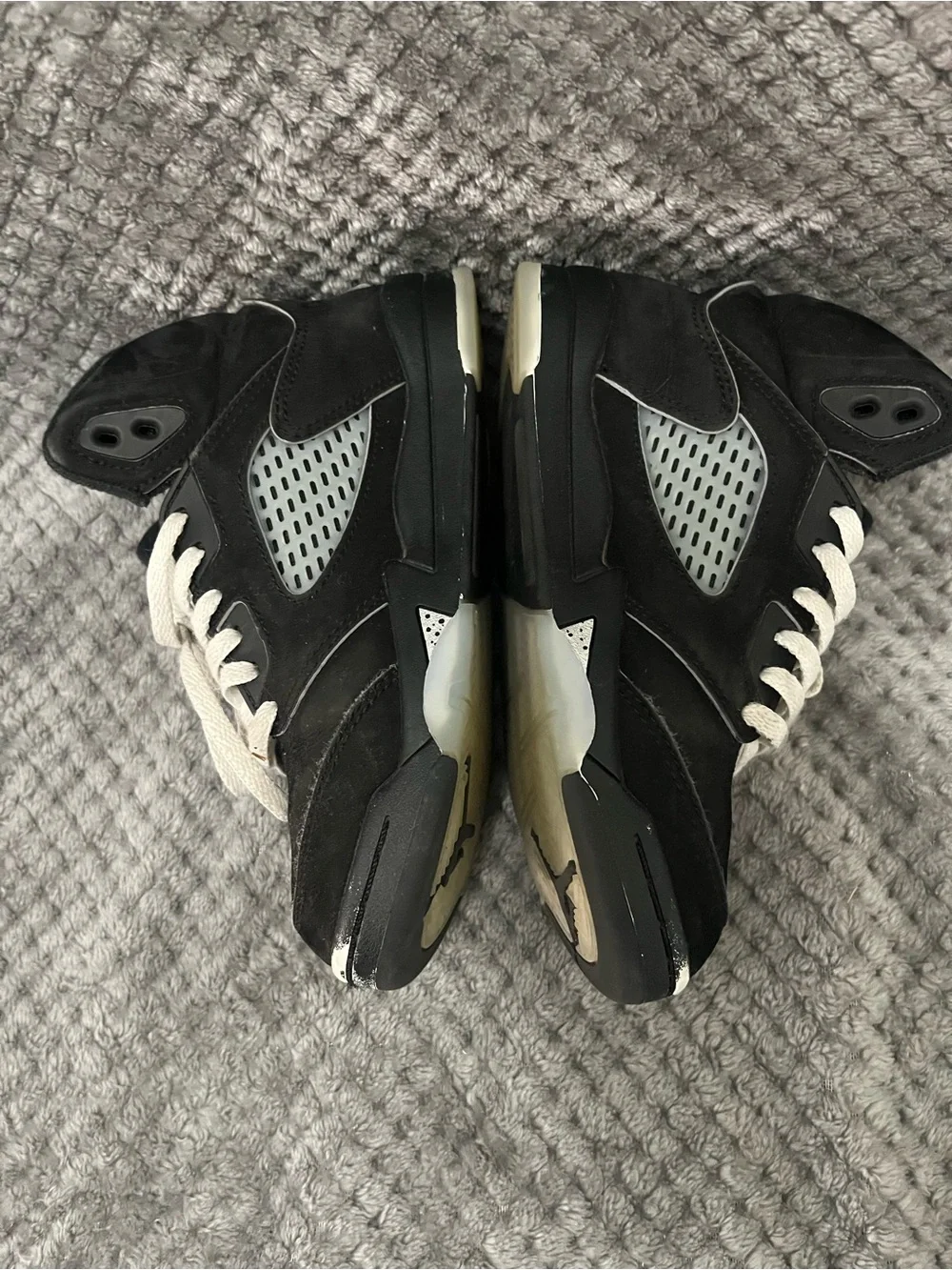 ✨ Nike Air Jordan 5 Retro GS Black Metallic Reimagined sneakers